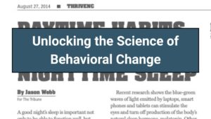 Sleep Habits Article